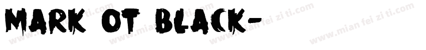 mark ot black字体转换
